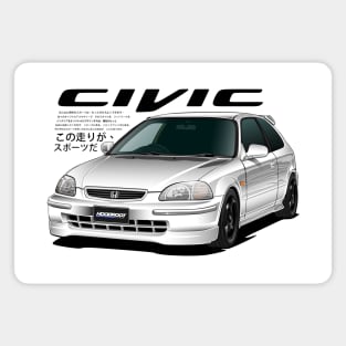 CIVIC 6th gen HATCHBACK EK EK4 EK9 JDM Magnet